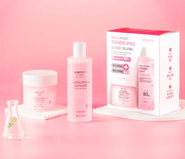 소녀콜라겐 [토너300ml+패드70매] 세트