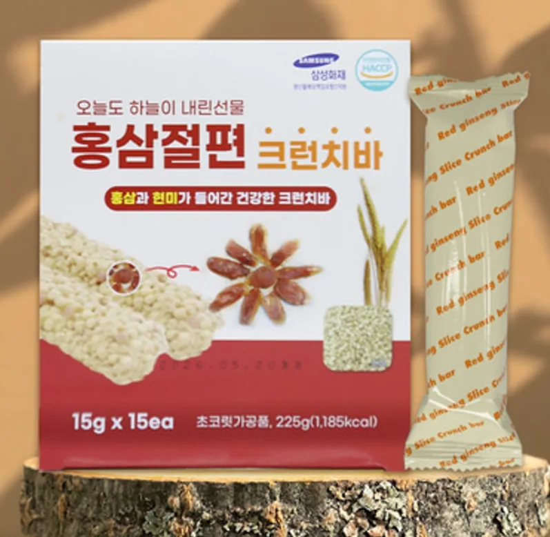 홍삼절편 크런치바(15g*15개)