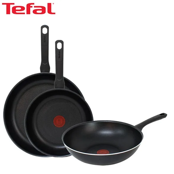 [테팔] 이지앤컴포트 티타늄 프라이팬 24cm+30cm+멀티팬 28cm