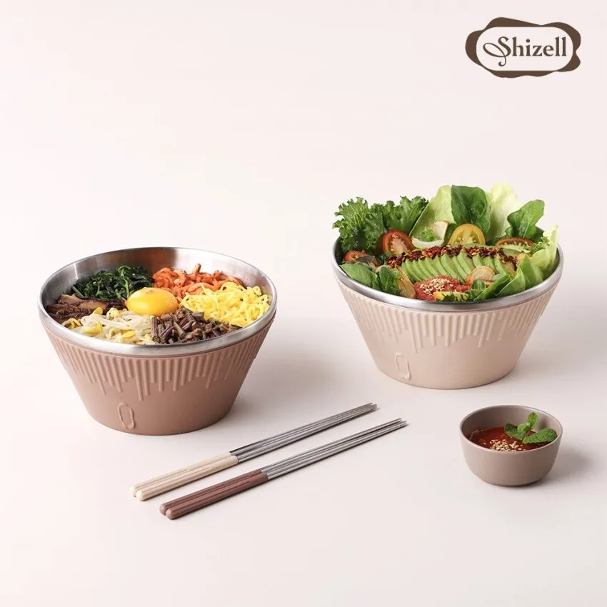 [쉬젤] 러반 포케볼 4PCS (포케볼18cm-2pcs, 젓가락-2pcs)