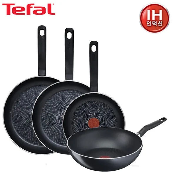 [테팔] 퍼펙트 쿠킹 다크 인덕션 프라이팬 24cm+28cm+30cm+멀티팬 28cm