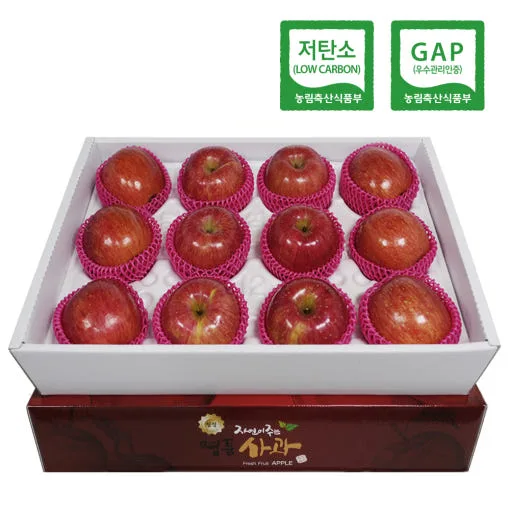 저탄소 GAP 인증 영주 부사 4kg (12과 내외)
