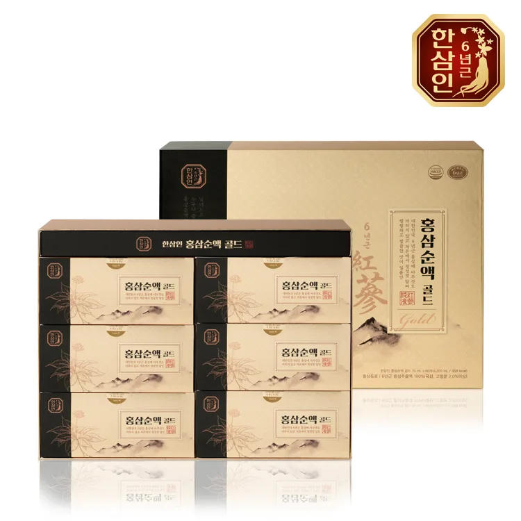 [농협홍삼 한삼인] 홍삼순액골드 70mL x 60포