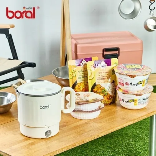 [보랄] 대용량 접이식 스텐 멀티포트 1L (BR-E200SFP)