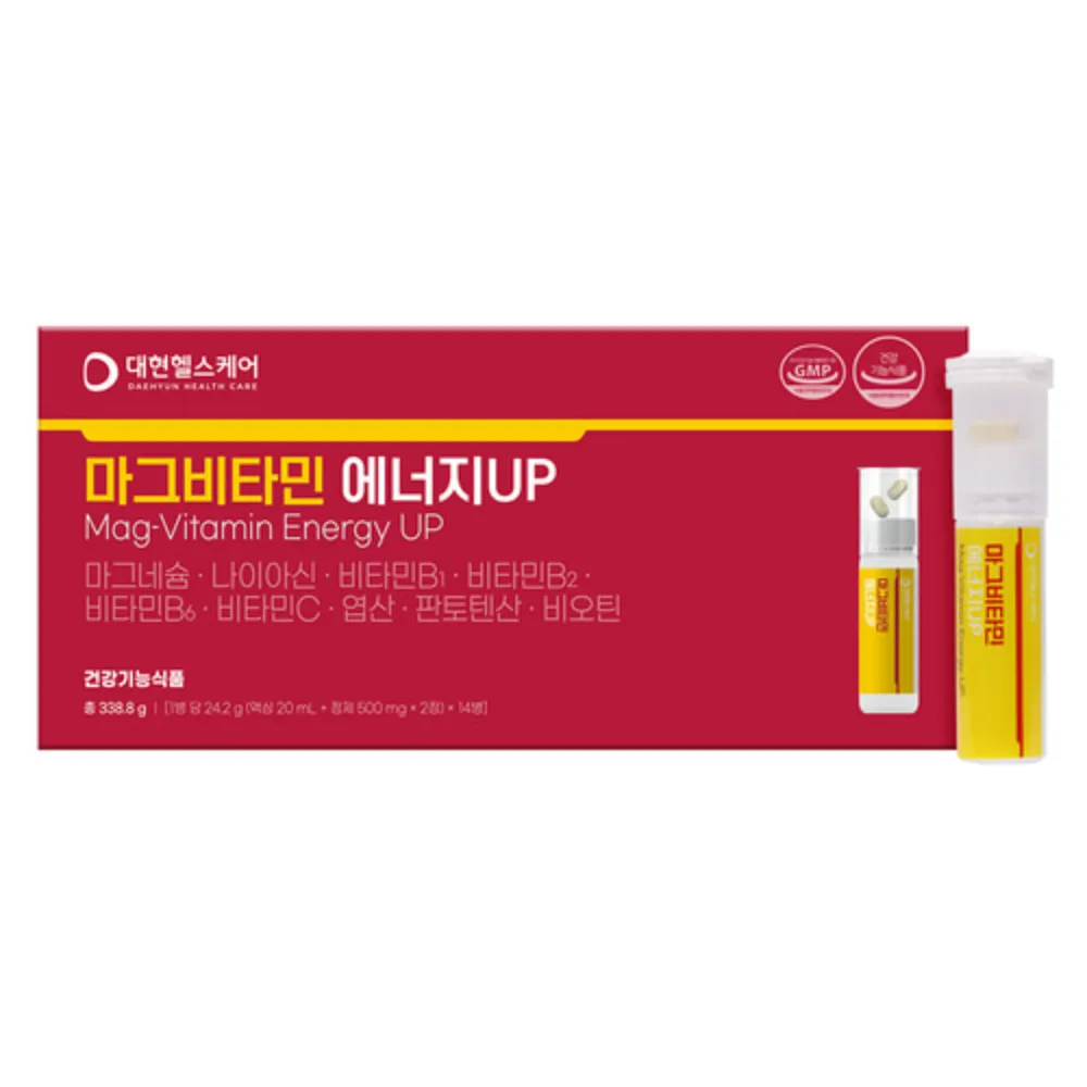 대현헬스케어 마그비타민 에너지up(20ml+500mgx2정X14병)