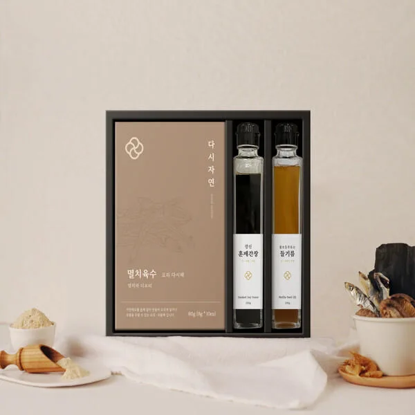 [다시자연] 맛의 방주 조미료 5종세트 9호 + 쇼핑백 (신세계백화점 판매 상품)