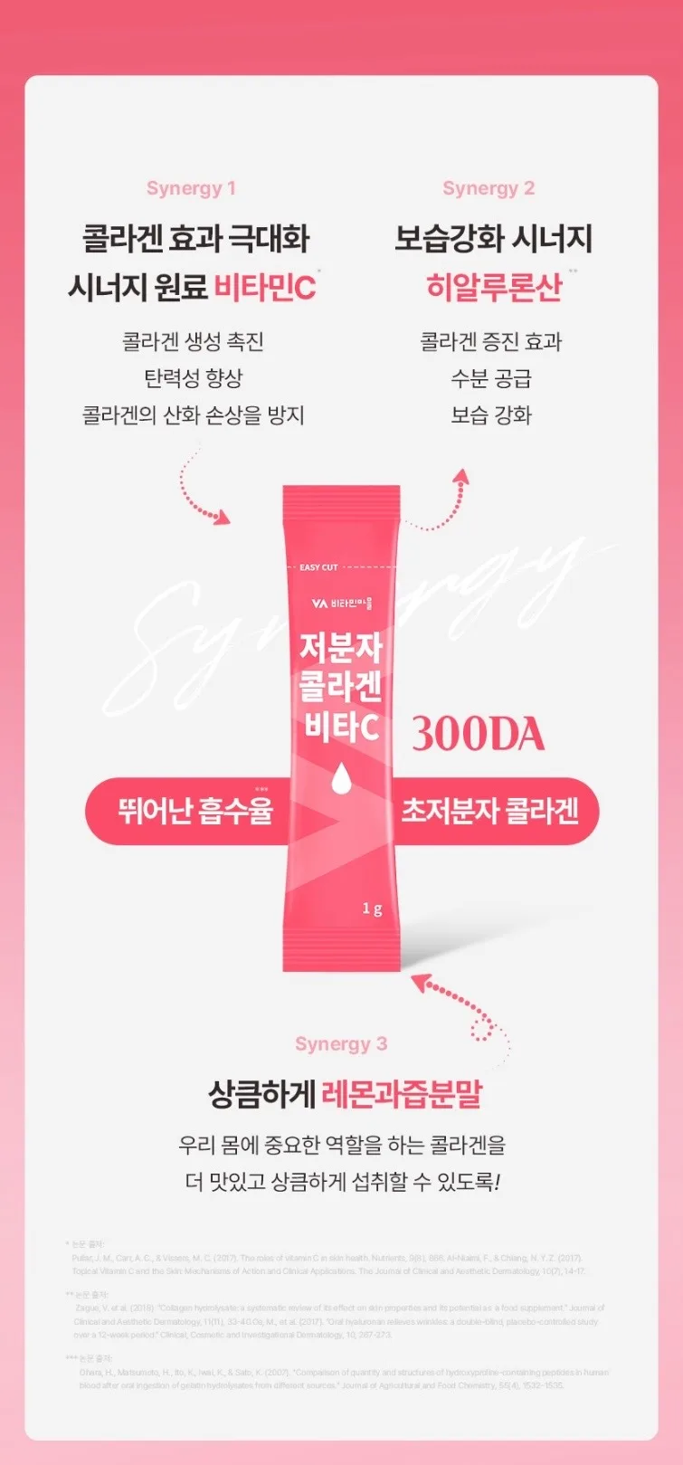 저분자 콜라겐 비타C 1gX60포