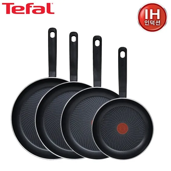 [테팔] 퍼펙트 쿠킹 다크 인덕션 프라이팬 24cm+28cm+30cm+32cm