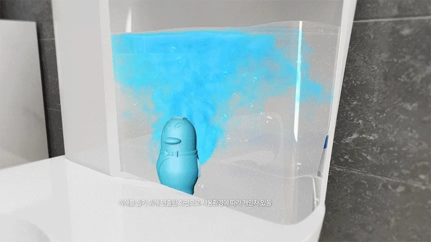 크린위즈 펭귄 오래가는 변기세정제 변기클리너 180g