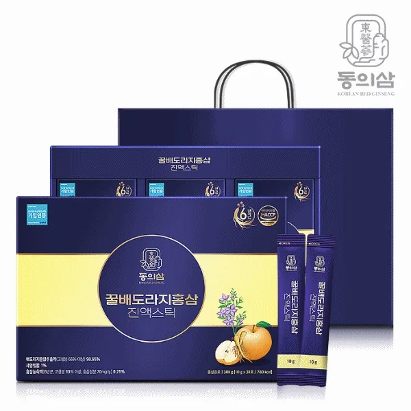 동의삼 꿀배도라지홍삼 진액스틱 30포(일반식품)