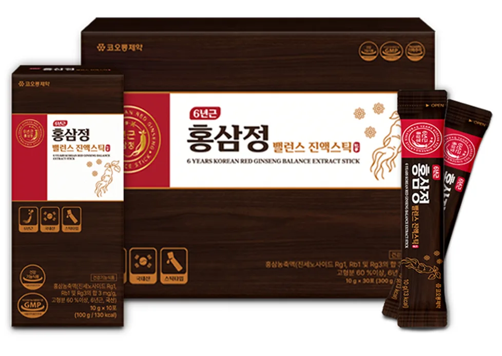 코오롱제약 6년근 홍삼정 진액스틱