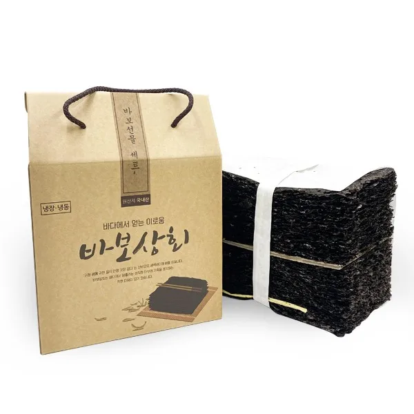 [바다보물] 두툼 곱창김 100장 선물세트