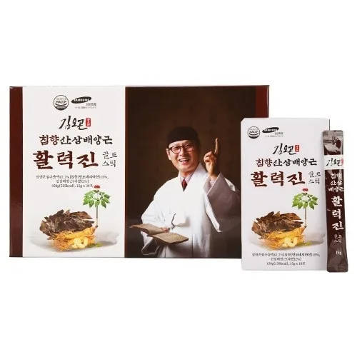[김오곤] 침향산삼배양근 활력진 골드스틱 (15g x 30포) 1박스 20개