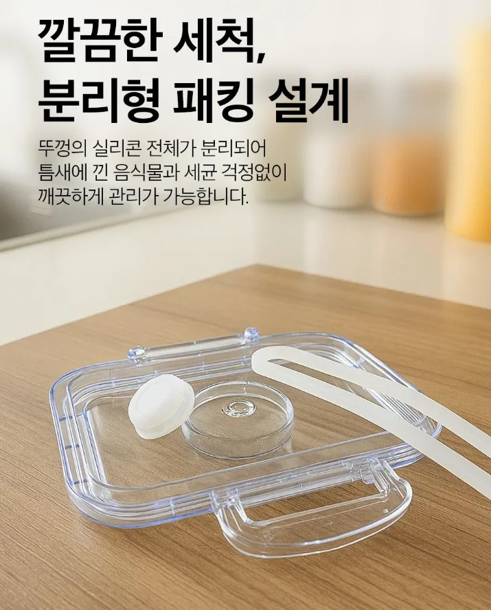 상품코드 : CNK010 최강밀폐력! 몬스락 진공밀폐용기 5종세트 (국산)
