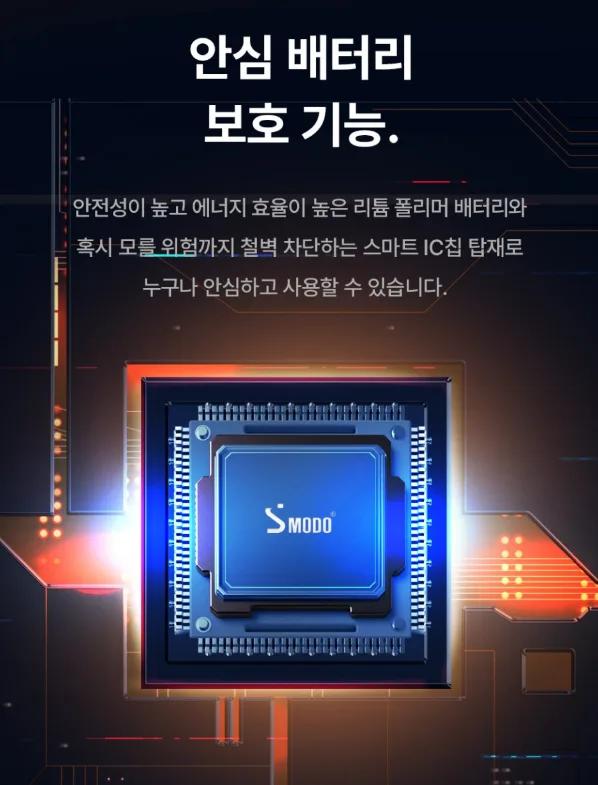 상품코드 : H3926 [에스모도] 851 22.5W 고속충전 슬림형 보조배터리 10,000mAh (SMODO-851)
