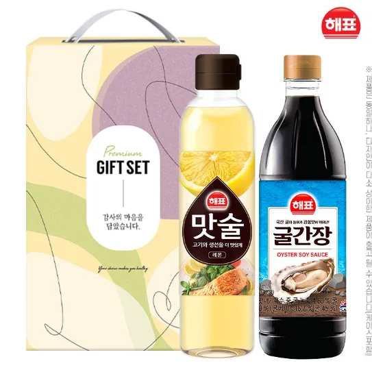 상품코드 : UB026 해표 맛술500ml 굴간장500ml(2종)