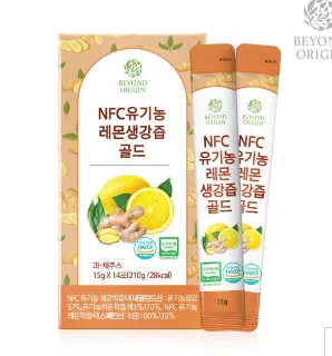 [비욘드오리진] NFC 유기농 레몬생강즙 골드 15g x 14포