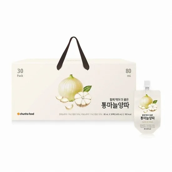 [천호엔케어] 함께먹어 더 좋은 통마늘양파 80ml*30팩