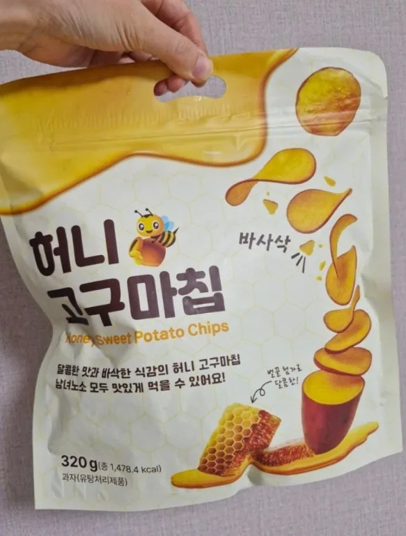 달콤 바삭 허니 고구마칩 대용량 320g