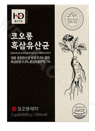 [코오롱] 흑삼유산균 2g x 30포