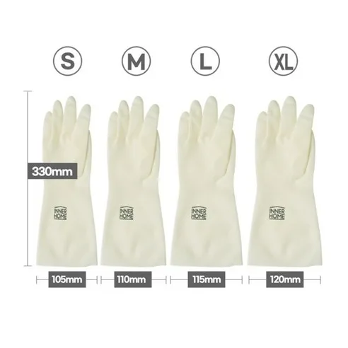 이너홈 튼튼 니트릴 고무장갑 (S,M,L,XL) 사진 2