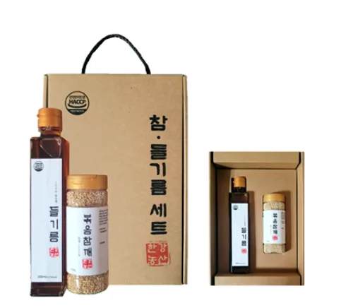 [한강농산] 들기름 2종세트 (볶음참깨)