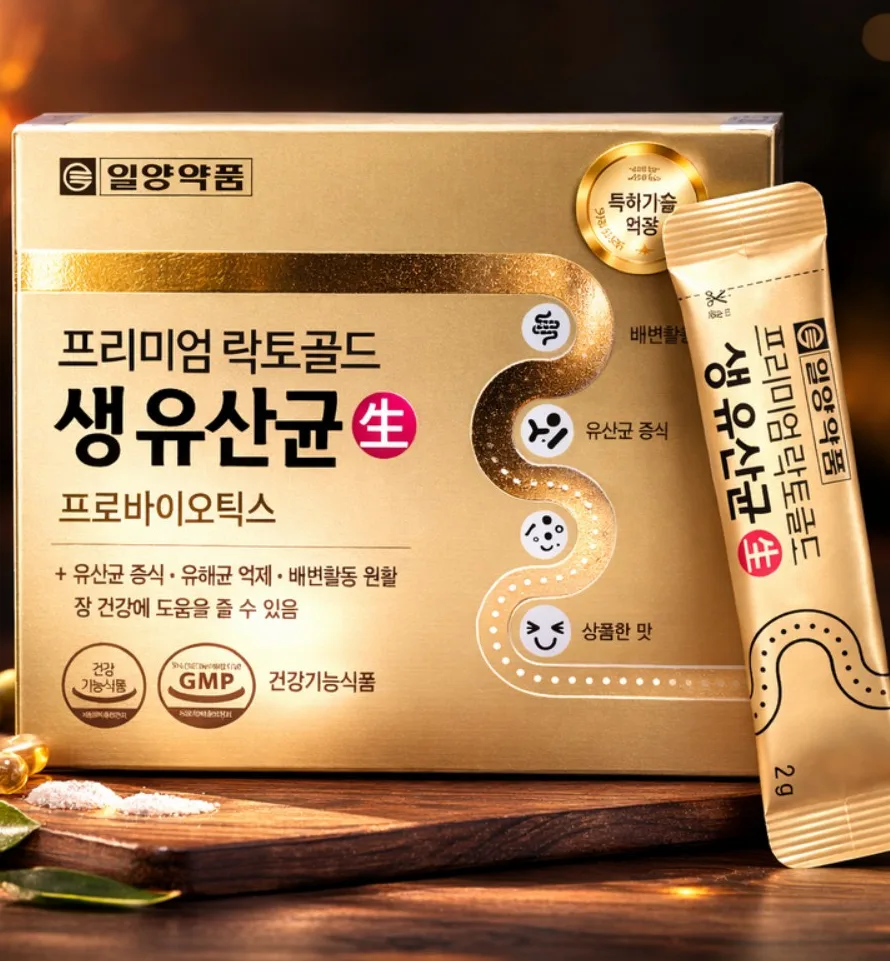 일양약품 프리미엄 락토골드 '생' 유산균 30포