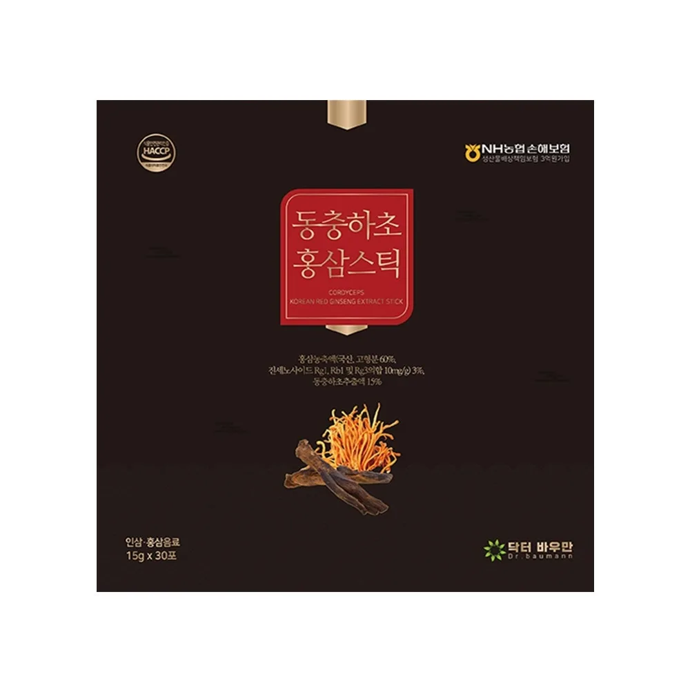 [닥터바우만] 동충하초 홍삼스틱 15ml*30포 (450g)