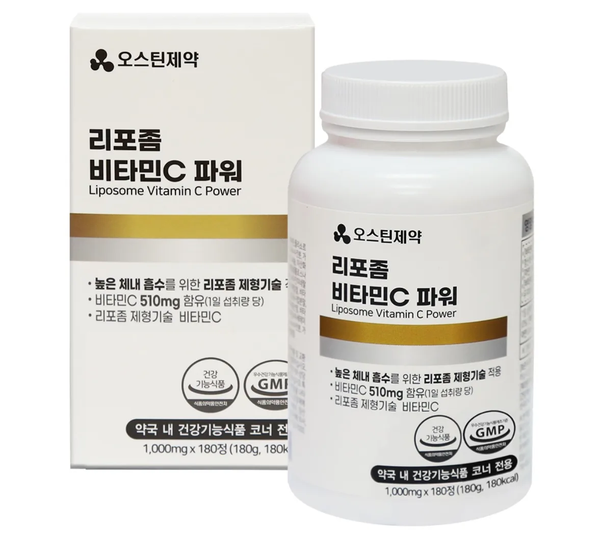 [오스틴제약] 리포좀비타민C 파워(1000mgx180정)