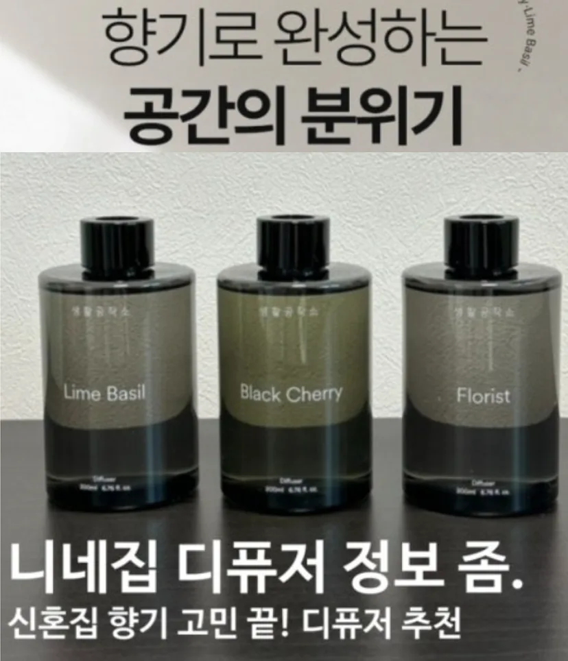 (특수 리드스틱) 발향력 좋은 디퓨저 200ml X 2개