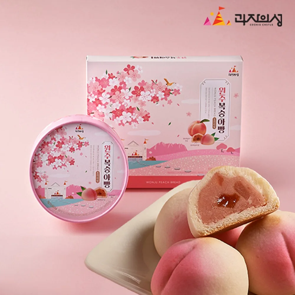 [과자의성] 원주복숭아빵 7개입