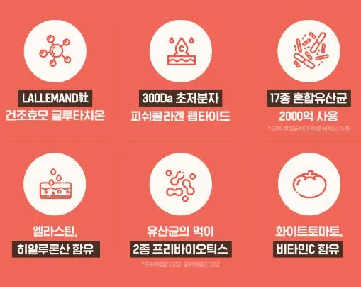 10억 유산균이 들어간 화이트 글루타치온 30포 x 1박스