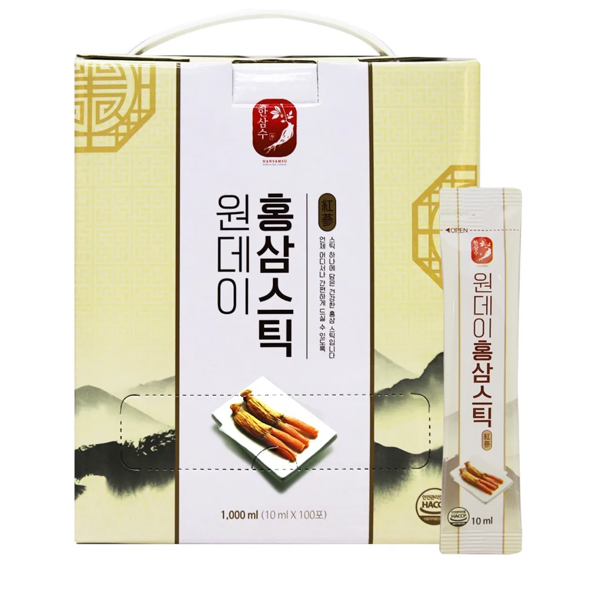 [한삼수] 원데이홍삼스틱(10mlx100포)