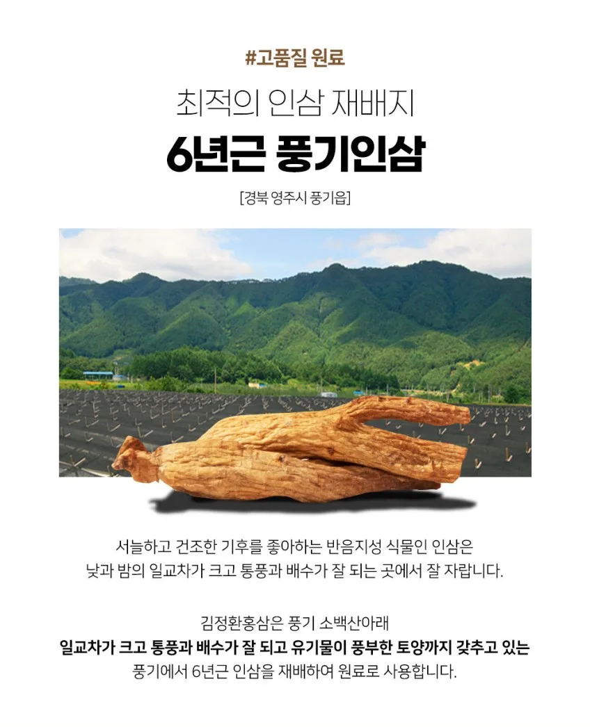 상품코드 : KJH009 김정환홍삼 꿀먹은 홍삼 절편 180g (쇼핑백)