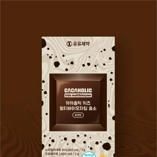 [유유제약] 카카홀릭 키즈 멀티바이오자임 효소 3g*30포