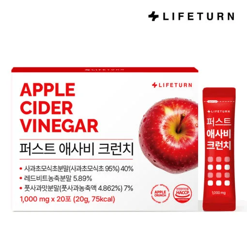 [라이프턴] 퍼스트 애사비 크런치 1,000mg x 20포