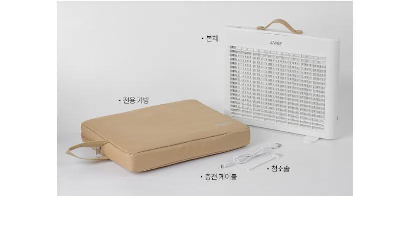 상품코드 : J008 [제이니] LED 스탠드형 충전식 모기퇴치기 (JK-241BK)