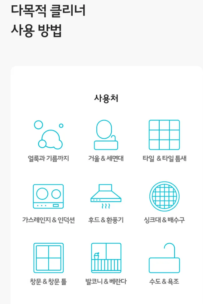 청소연구소 다목적 클리너 480ml