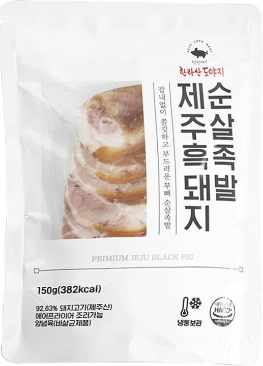 제주흑돼지 순살족발 150g (순살, 매콤)