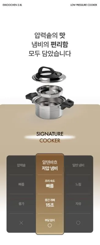 알텐바흐 엑스쿠첸 저압냄비 2.8L + 저당트레이 20cm