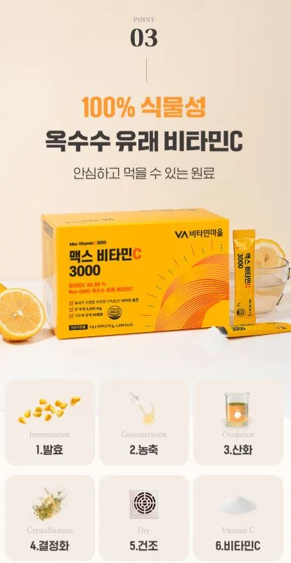 비타민마을 맥스 비타민C 3000 분말 3개월분 90포, 1개