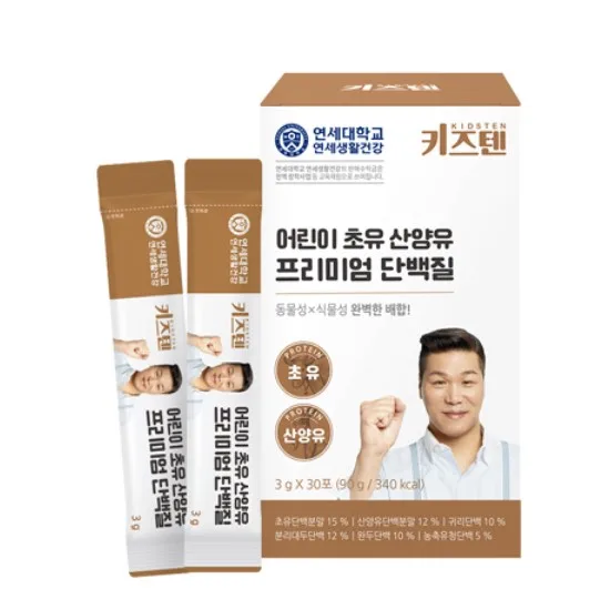 [연세생활건강] 연세 키즈텐 어린이 초유 산양유 프리미엄 단백질 3g x 30포_1개월