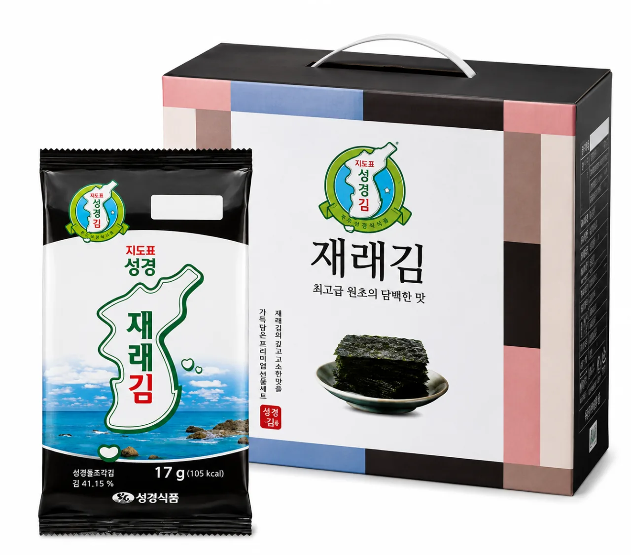 지도표 성경김 선물 G호 (카톤발주용)