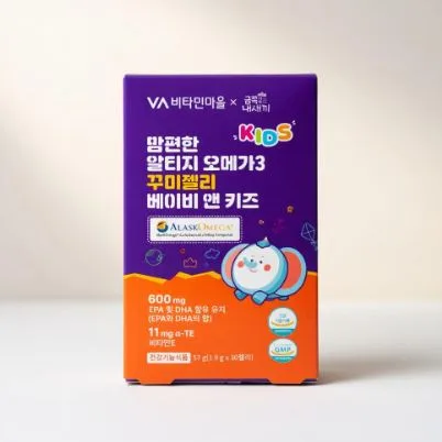 [비타민마을] 맘편한 알티지 오메가3 꾸미젤리 베이비 앤 키즈 1.9gX30젤리