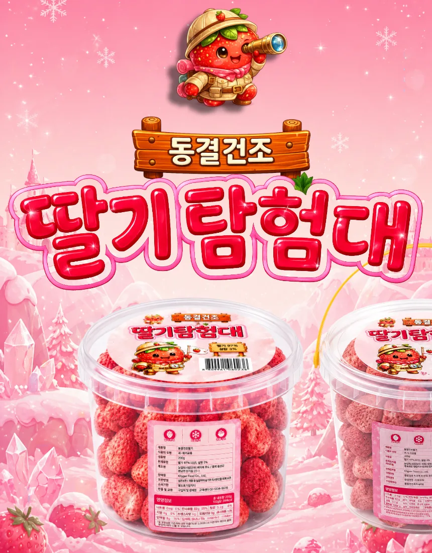 동결건조 딸기 탐험대 200g