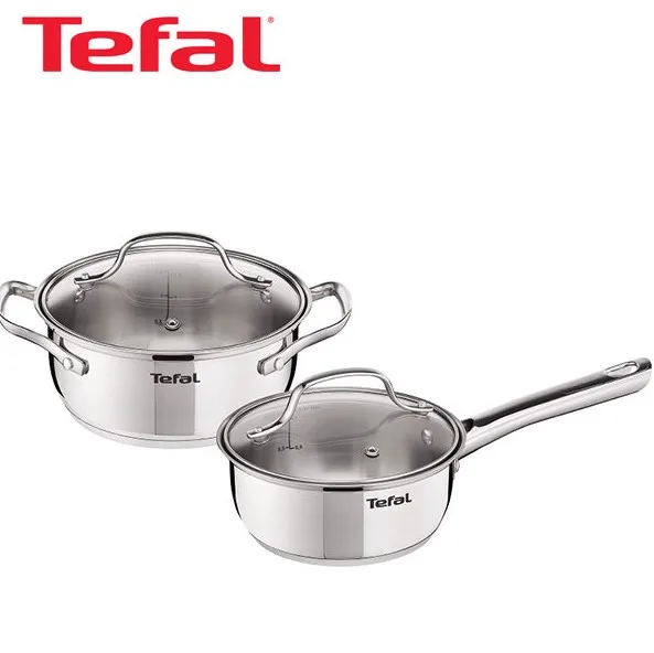 [테팔] 인덕션 스텐 냄비 스페셜 2종세트 편수16cm+양수18cm