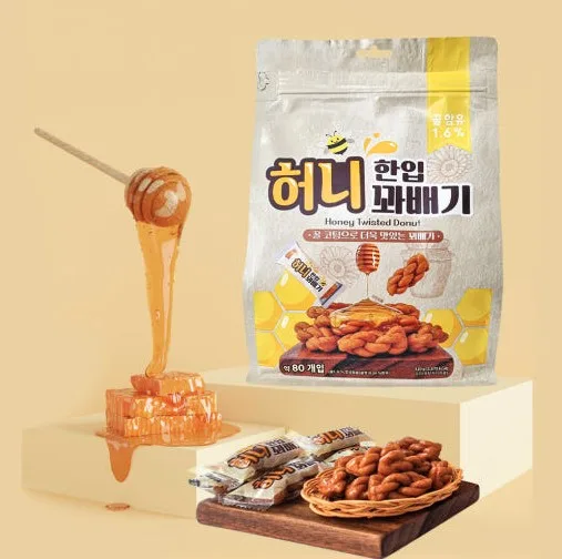 허니 한입 꽈배기 520g(80개입) (카톤발주용)