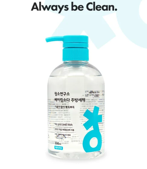 청소연구소 베이킹소다 주방세제 레몬민트향500ml