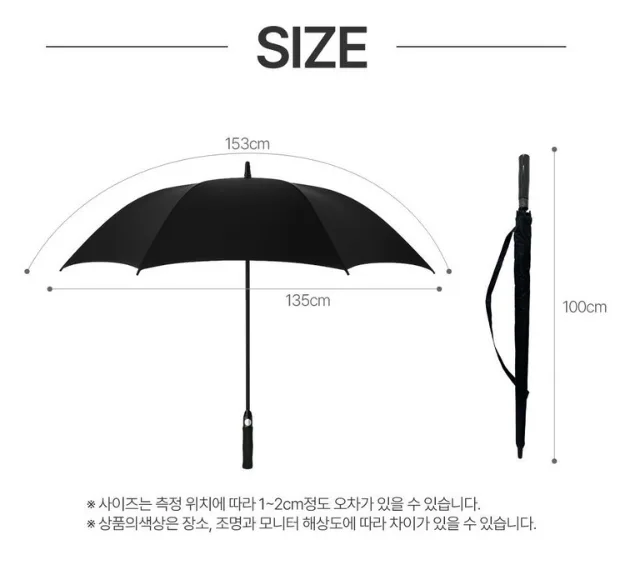자외선차단기능 프리미엄 153cm 초대형 우산