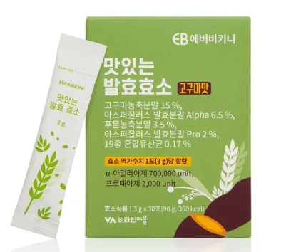 [비타민마을] 에버비키니 맛있는 발효효소 고구마맛 3gX30포